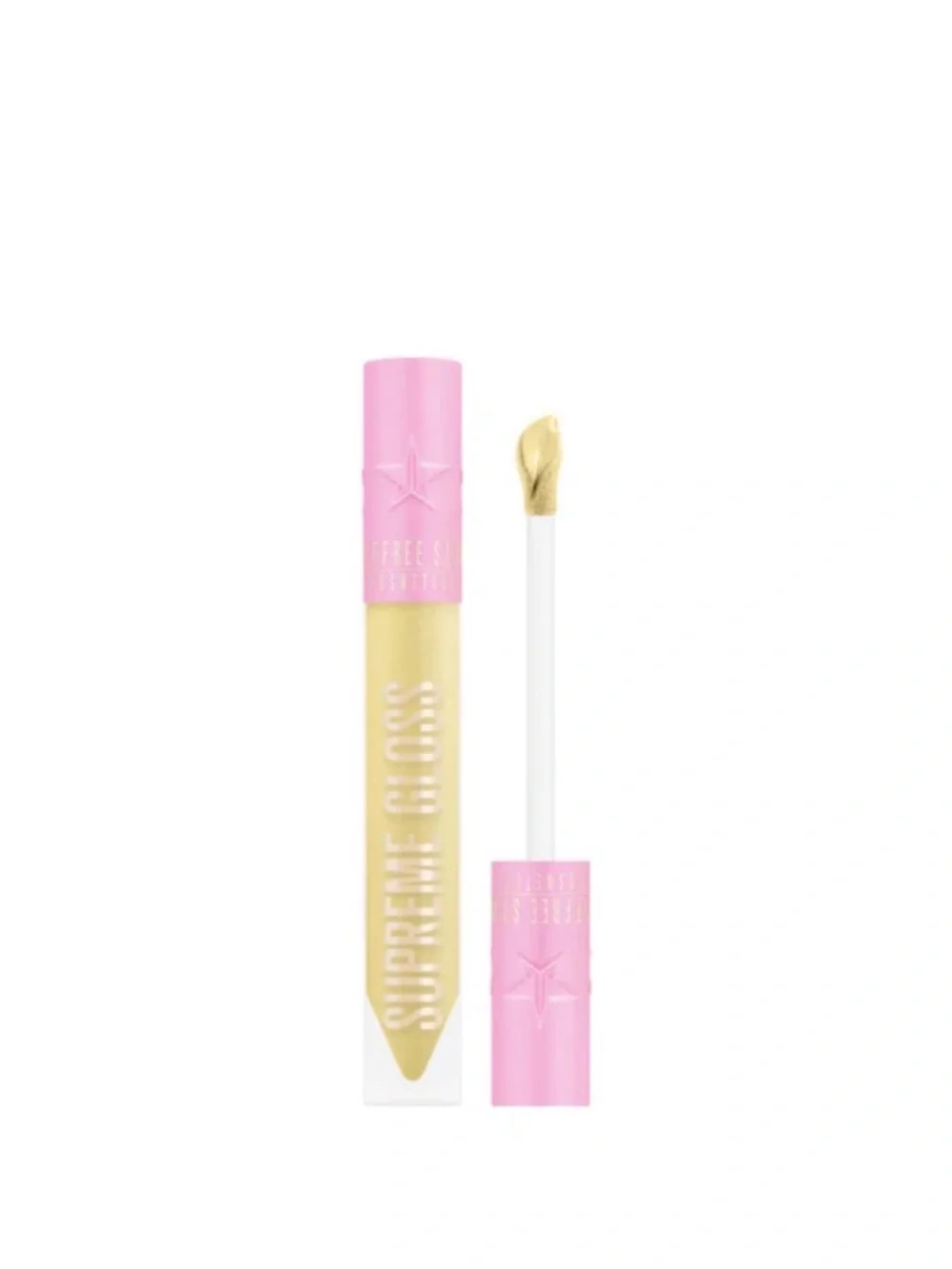 JEFFREE STAR Supreme Gloss Lip Gloss Urethra Pale Yellow Full Size Vegan NIB